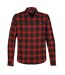 Stormtech Mens Logan Snap Front Shirt (Black/Red Plaid) - UTBC3898