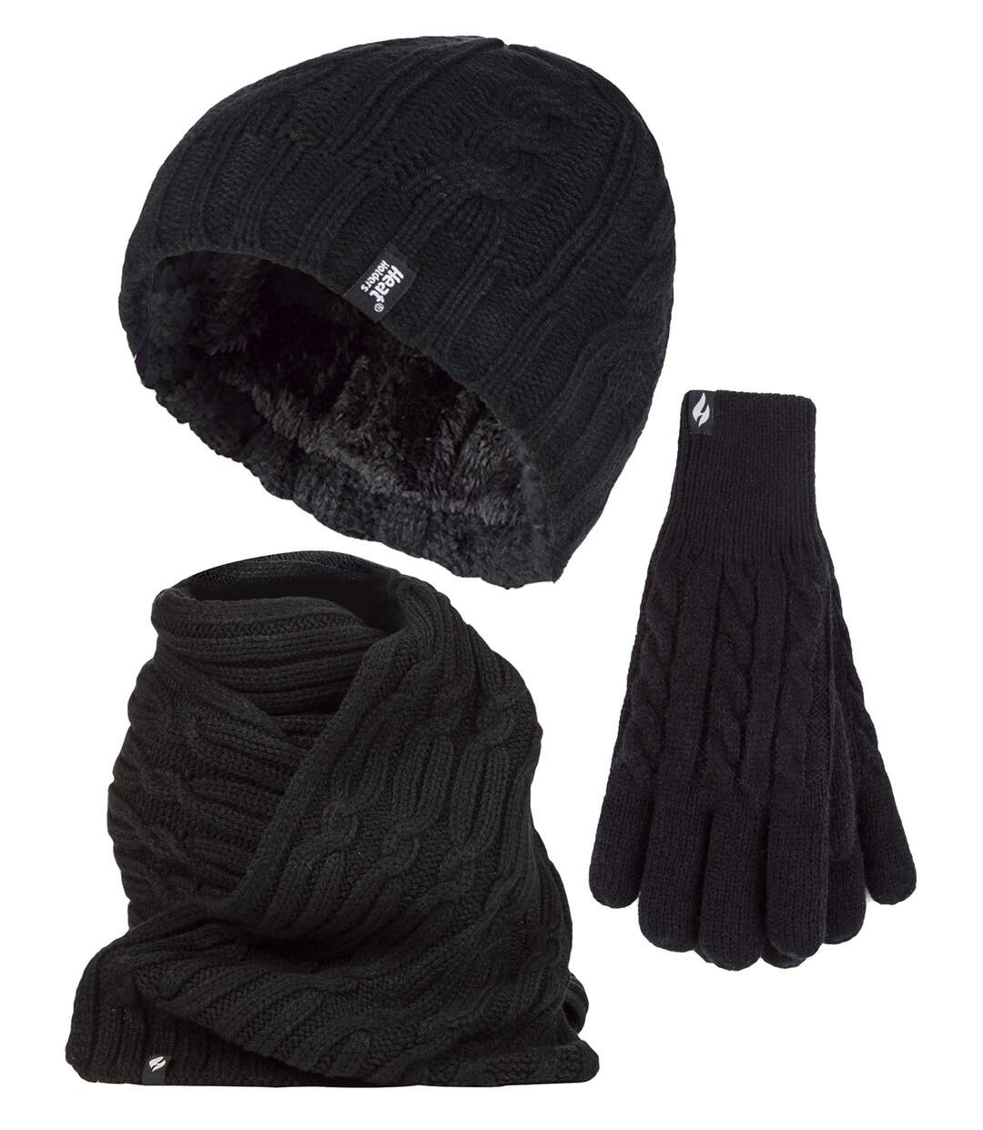 Heat Holders Ladies Hat Glove & Scarf Set - LXL-1