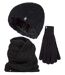 Heat Holders Ladies Hat Glove & Scarf Set - LXL