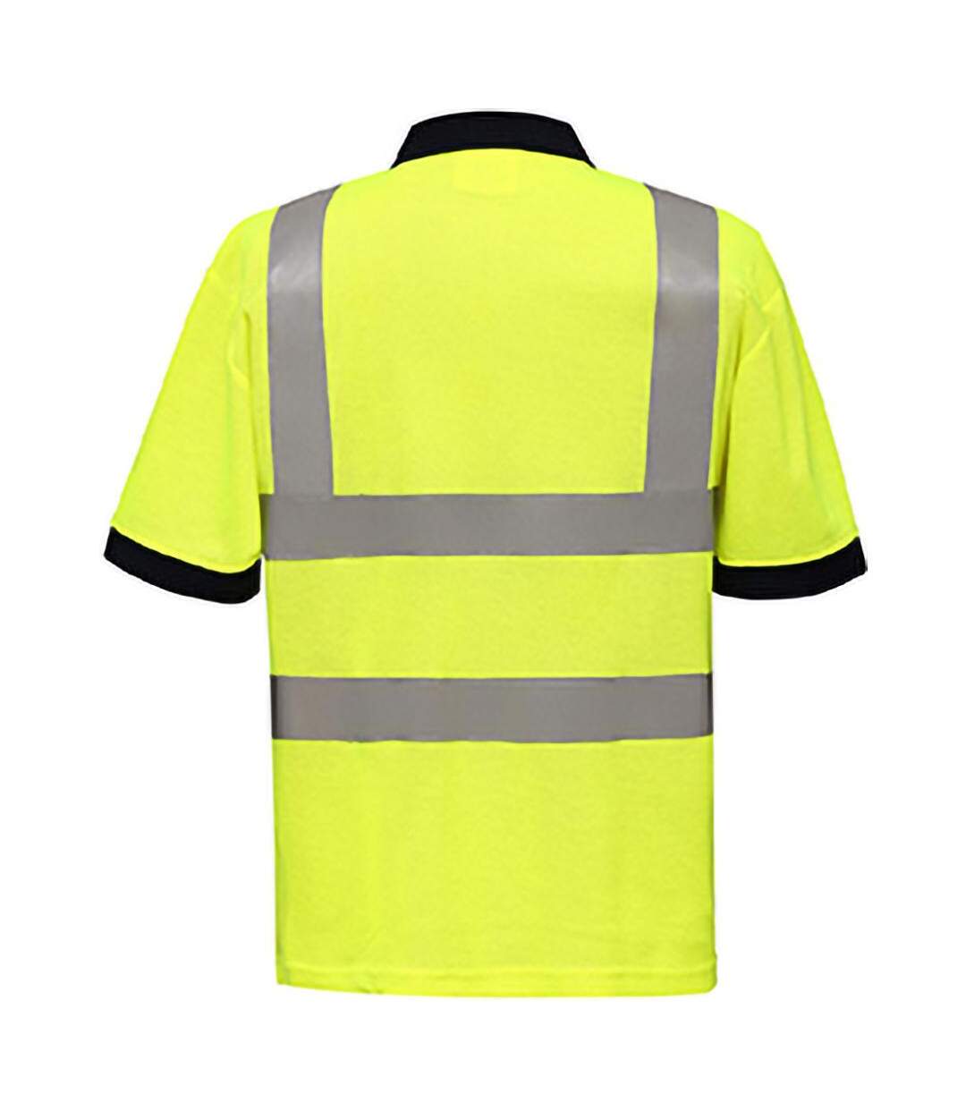 Polo haute visibilité hommes jaune Yoko-3