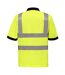 Polo haute visibilité hommes jaune Yoko-3