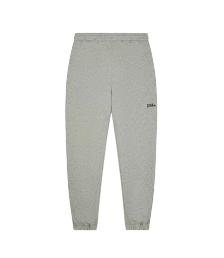 Mens Fleece Joggers Grey Marl Marl No Fear