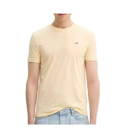 T-shirt jaune homme tommy hilfiger jaspe dm0dm20363 - l