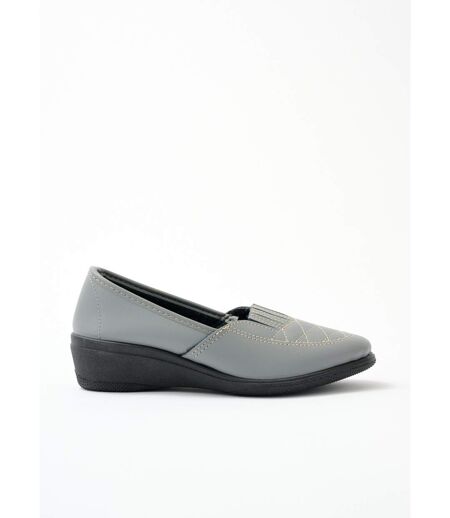 Mocassins cuir largeur confort élastiqués