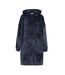 Sweat À Capuche Couverture Femme Bleu Marine Linea-1
