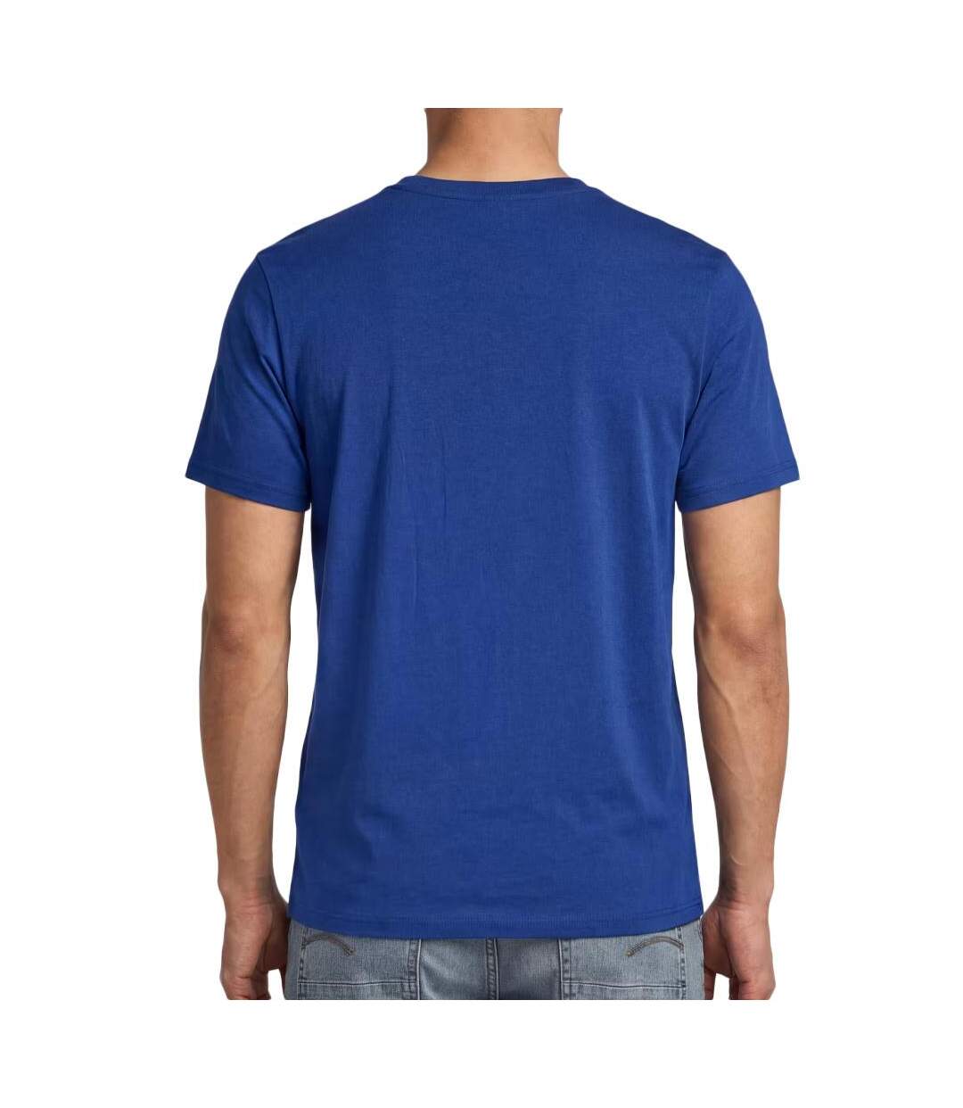 T-Shirt bleu homme g-star raw logo-2