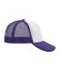 Casquette trucker avec filet style rétro - MB070 - blanc et lilas-1