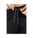 Womens/ladies Montez Tracksuit Bottoms Black Sjeng Sports-3