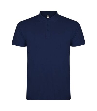 Polo star homme bleu marine Roly