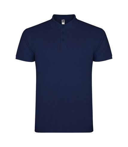 Polo star homme bleu marine Roly