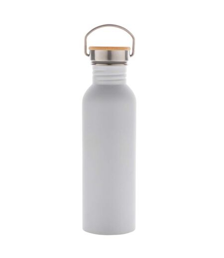 Modern stainless steel 710ml bottle one size white XD Collection