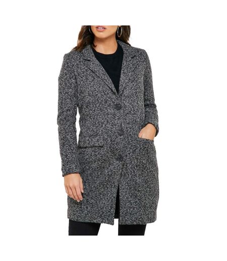 Manteau Gris chiné femme Jacqueline de Yong Besty