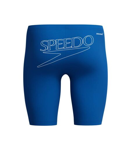 Mens Logo Endurance+ Jammer Shorts Blue Speedo