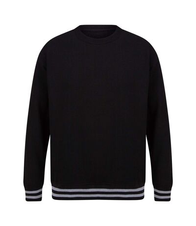 Front Row - Sweatshirt RAYURE - Unisexe (Noir / gris) - UTPC3975