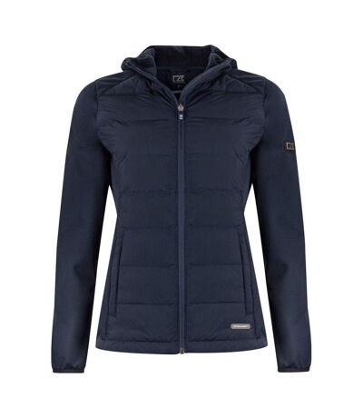 Womens/ladies Oak Harbor Jacket Dark Navy Cutter & Buck