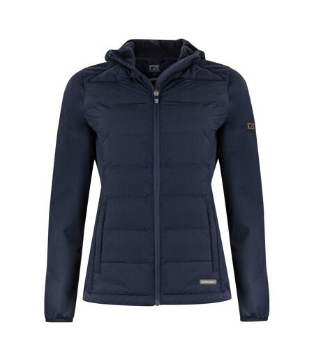 Womens/ladies Oak Harbor Jacket Dark Navy Cutter & Buck