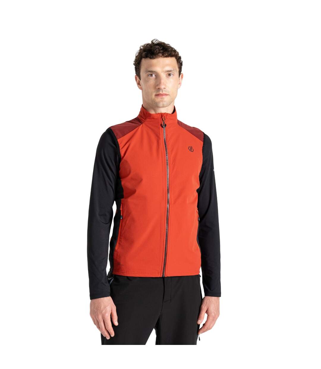 Veste sans manches lattitudinal homme rouge toscan / noir Dare 2B