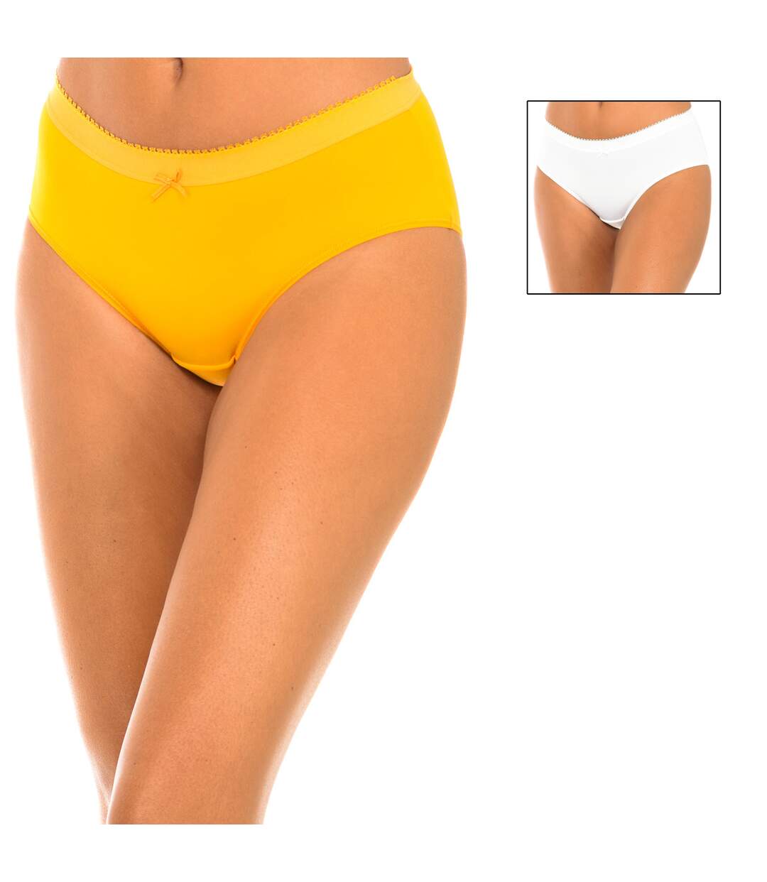 Pack-2 Women's elastic and breathable fabric panties D05DN offer comfort and freshness all day-2