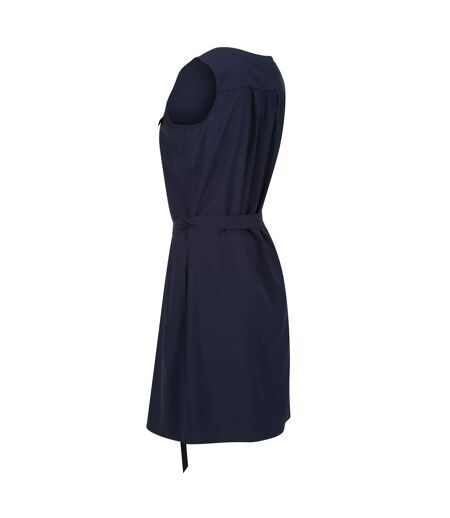 Womens/ladies Highton Stretch Shirt Dress Navy Regatta
