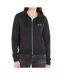 Sweat Zippe Capuche Noir Femme Tommy Hilfiger Signature - M