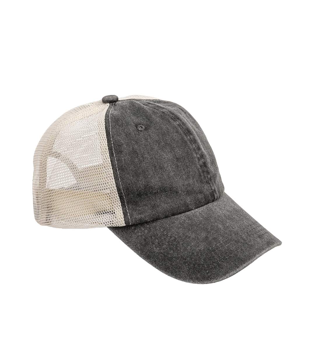 Casquette Motif/style Rétro Adulte Vieux Noir Result Headwear-2