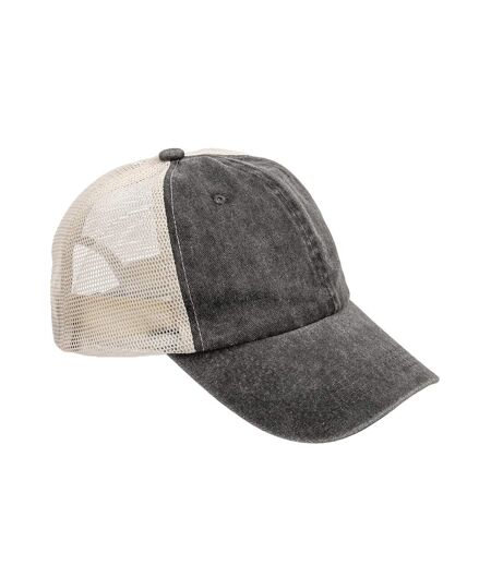Casquette Motif/style Rétro Adulte Vieux Noir Result Headwear