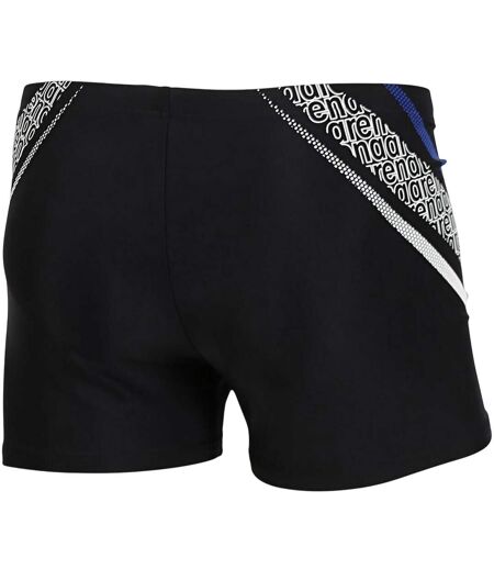 Short De Bain Motif/style Imprimé Lettrage Homme Noir Arena