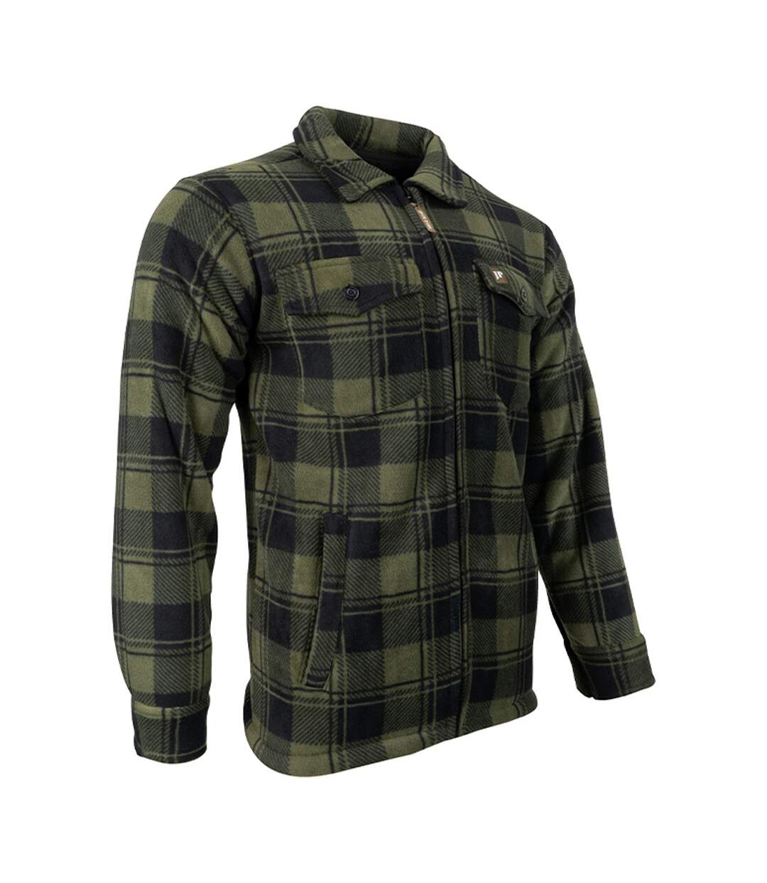 Chemise Motif/style À Carreaux Tundra Homme Vert Jack Pyke-4