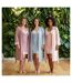 OZABI Nuisette et Kimono Femme 2 Pièces Viscose Dentelle Florale Ceinture-5