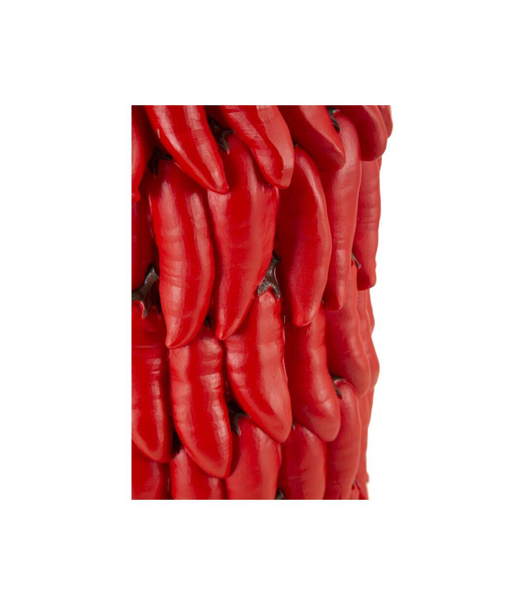 Vase Déco Piments Chili 34cm Rouge-5