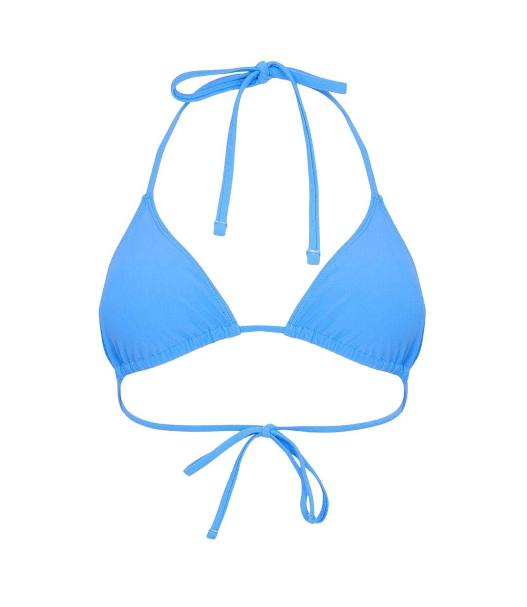Womens/ladies Triangle Bikini Top Marina Blue Jack Wills-2