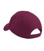 Casquette de baseball adulte bordeaux Beechfield