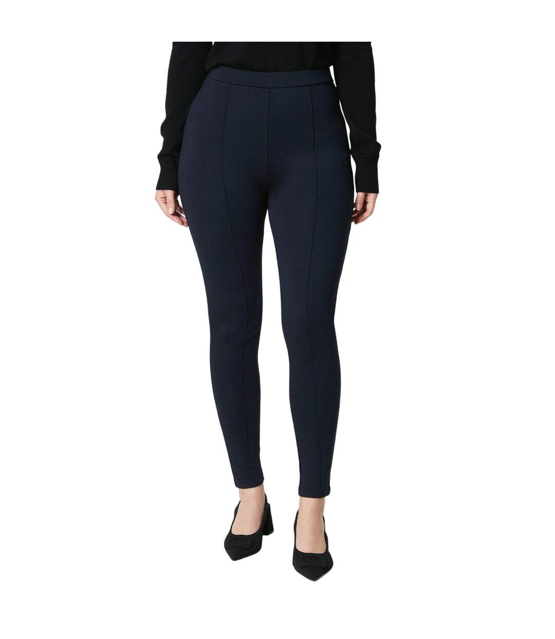 Legging femme bleu marine Principles-1