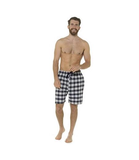 Foxbury Mens Checked Lounge Shorts (Pack Of 2) () - UTUT1453