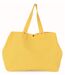 Sac shopping en coton délavé - KI3208 - jaune lemon zest-1
