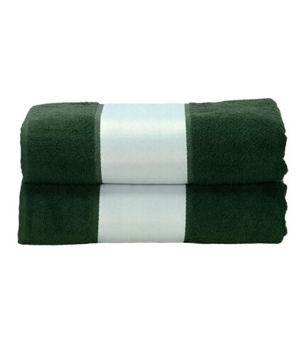 A&R Towels Subli-Me Bath Towel (Dark Green) (One Size) - UTRW6041