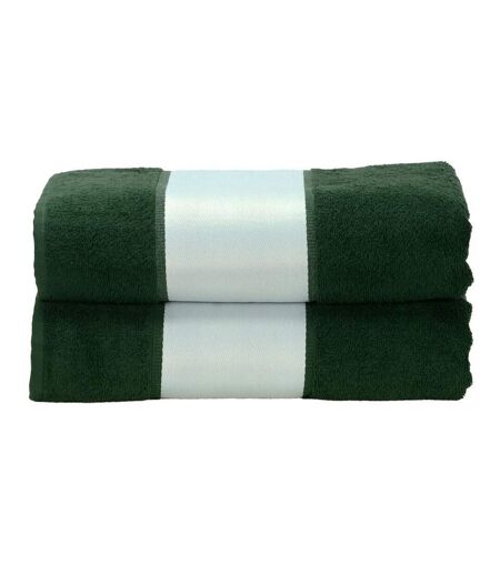 A&R Towels Subli-Me Bath Towel (Dark Green) (One Size)