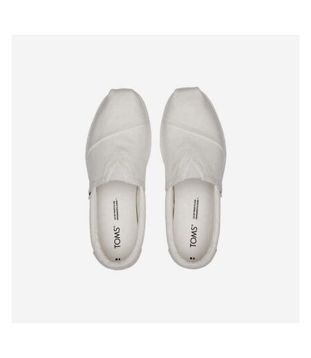 Mens alpargata forward loafers white Toms