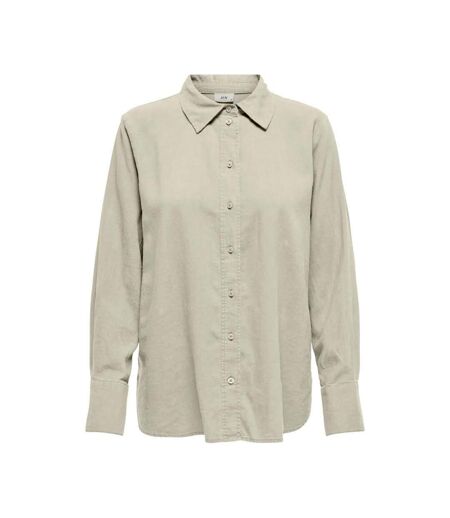 Chemise Beige Femme JDY Linen - L