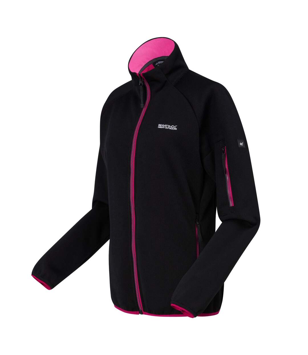 Veste Polaire Ravenhill Femme Noir Rose Fluo Regatta-4