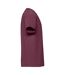 T-shirt Iconic Premium Homme Bordeaux Fruit Of The Loom-3