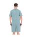 T-shirt Manches Courtes Motif/style Logo Homme Bleu Gris Duke-2
