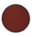 Tapis Rond en Coton Bord 120cm Terracotta & Noir-1