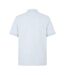Mens Interlock Short-sleeved Polo Shirt Blue Boss-2