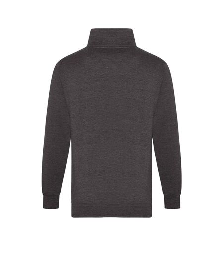 PRO RTX Mens Quarter Zip Sweatshirt (Charcoal)