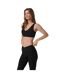 Brassière De Sport Elevation Rhythm Femme Noir Chiné Vuori-4