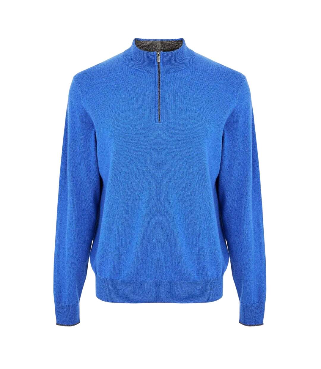 Mens Knitted Funnel Neck Sweater Top Lapis Blue Callaway-1