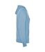 Sweat Urban Femme Bleu Ciel Blanc Roly-3
