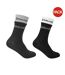 Pack Of 2  Mens Ribbed Crew Socks  Multicoloured Everlast-1