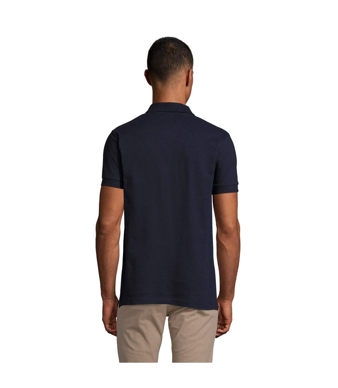 Polo Portland Homme Bleu Marine Français Gris SOLS-2